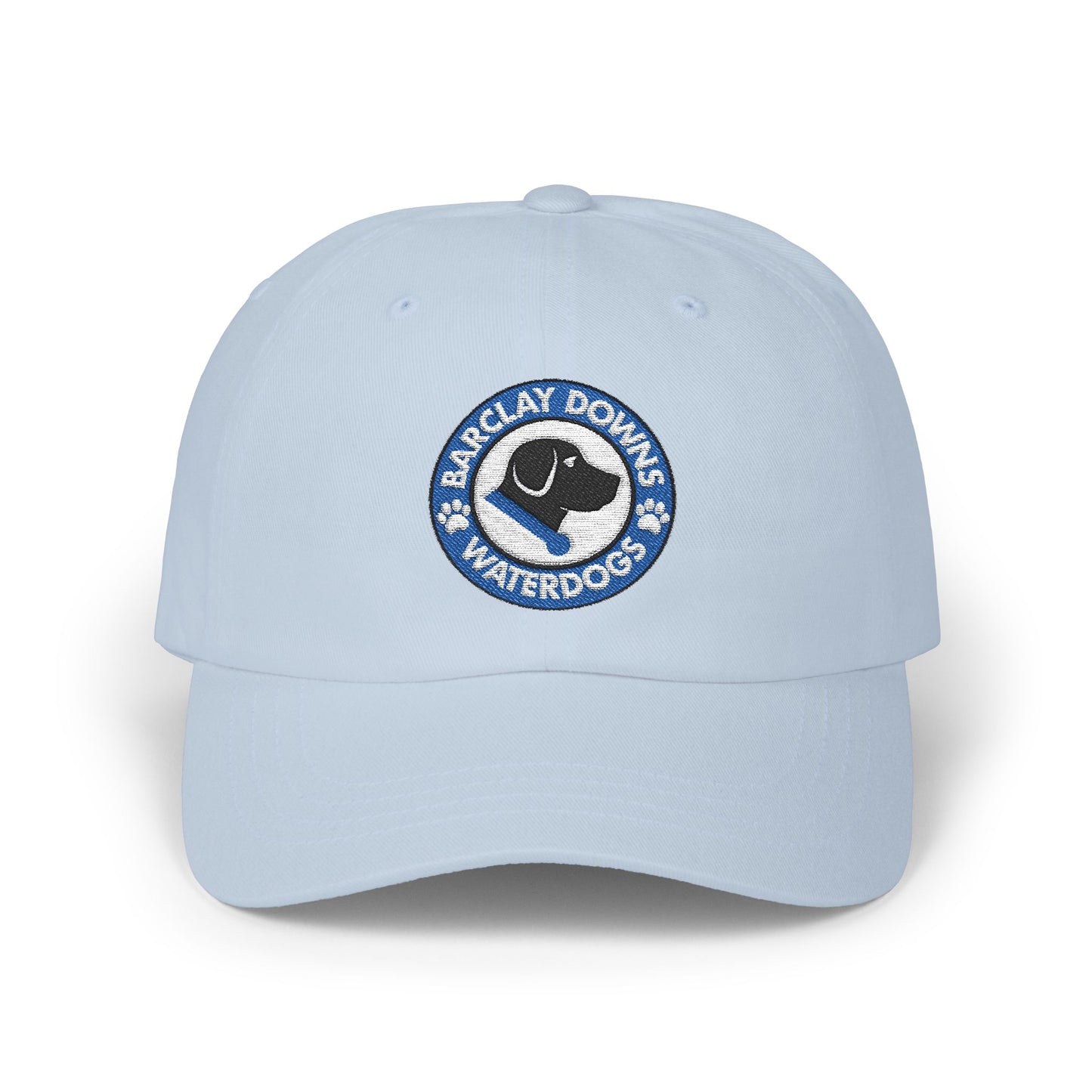 Barclay Downs Swim Team Embroidered Baseball Hat - Waterdogs Logo