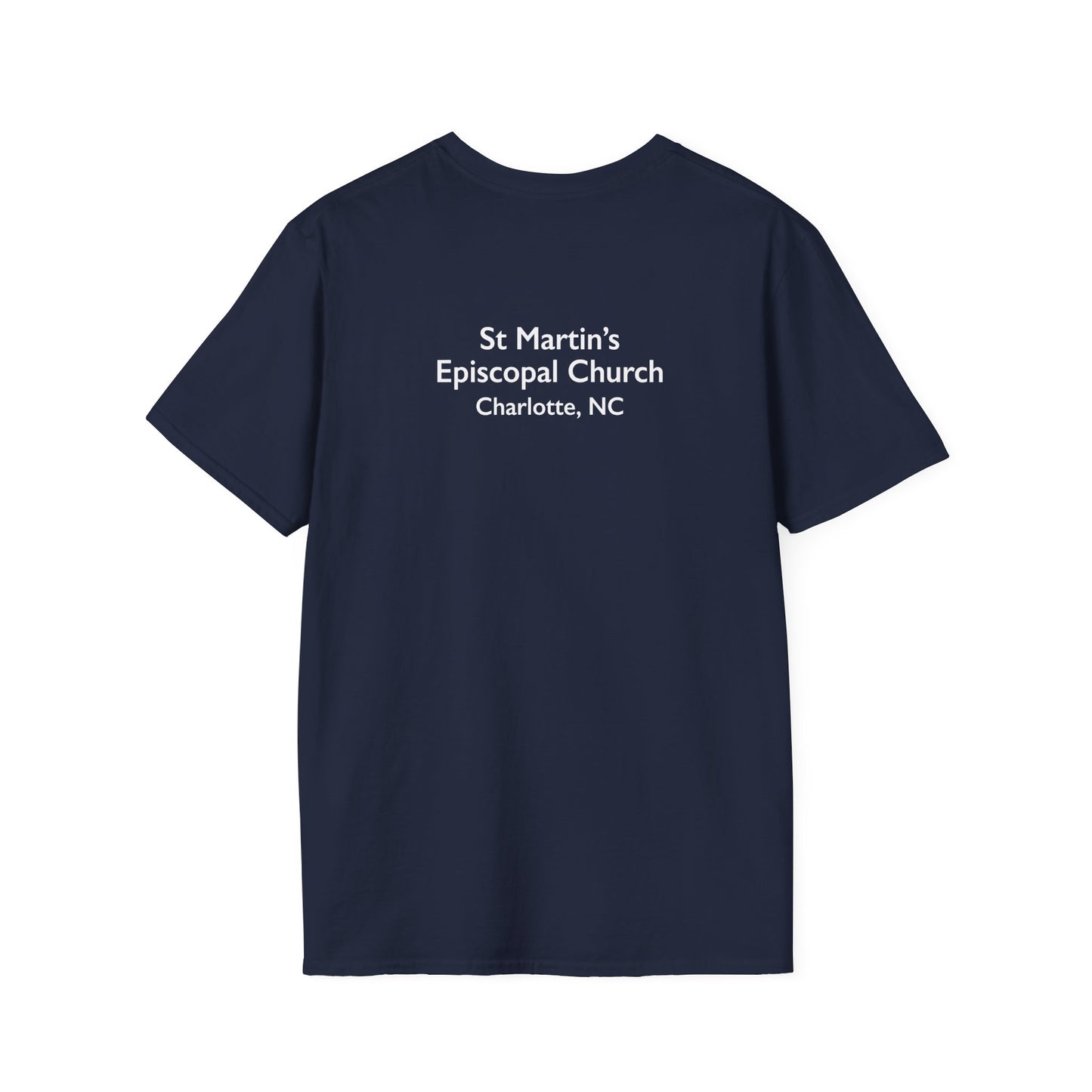 Saint Martin's Unisex Softstyle T-Shirt - Front & Back Design