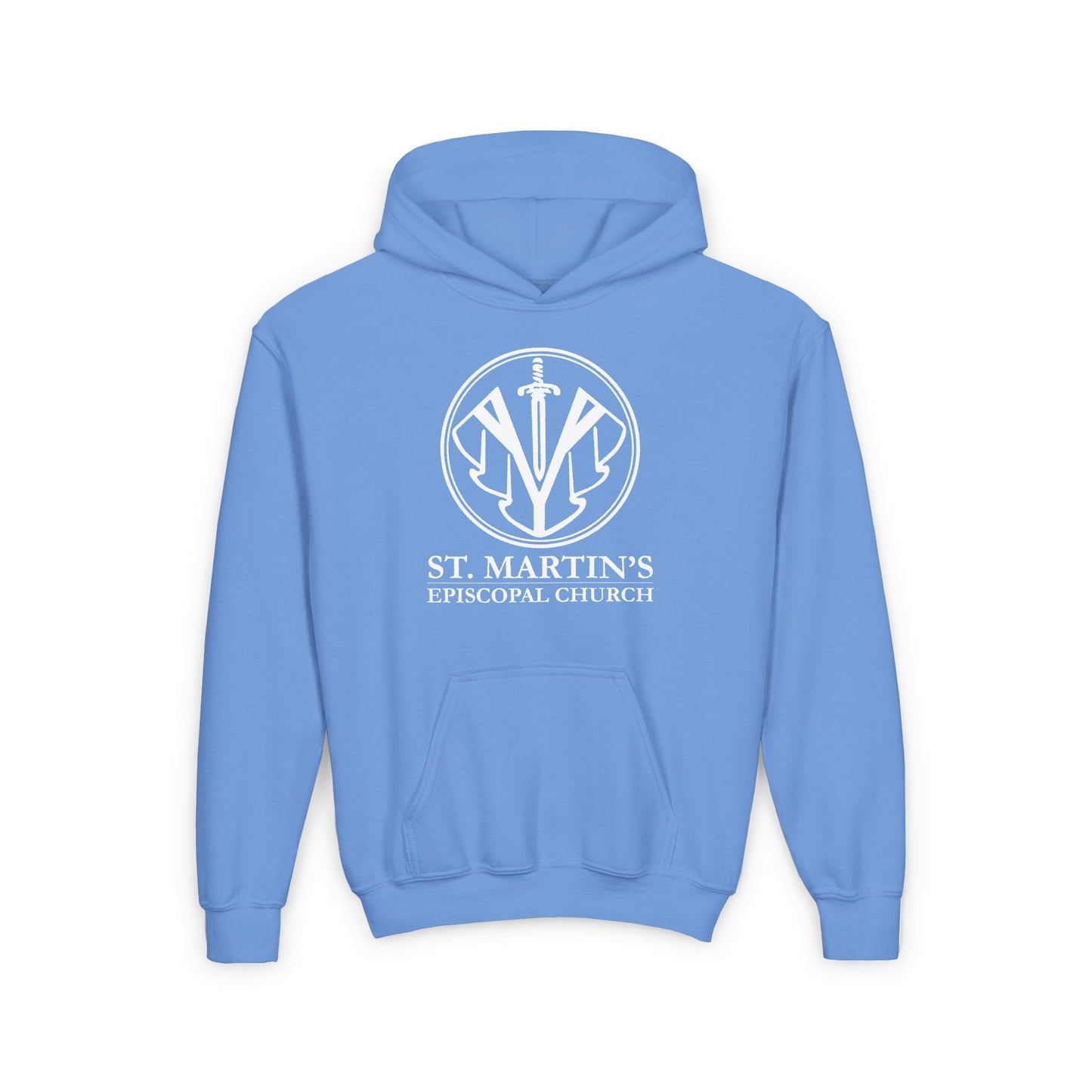 St Martin's Unisex Youth Heavy Blend Hooded Sweatshirt