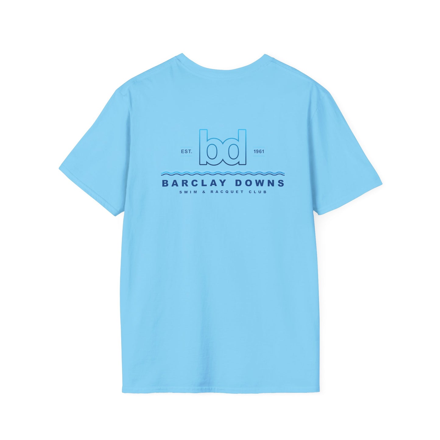 Adult Barclay Downs Swim Club Cotton T-Shirt (unisex)