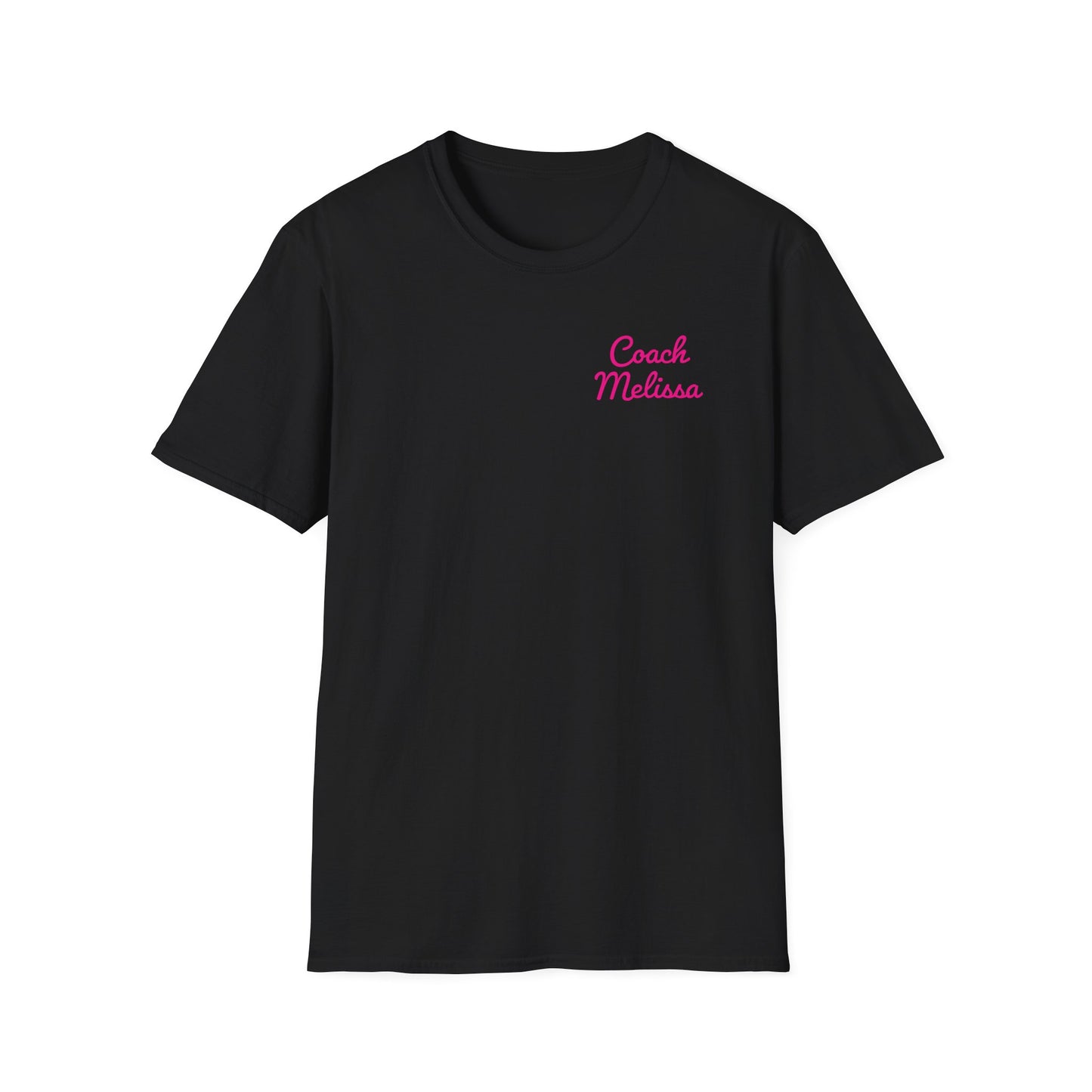 Coach Melissa - Personalized Adult Carolina Twirlers Club Unisex Softstyle T-Shirt