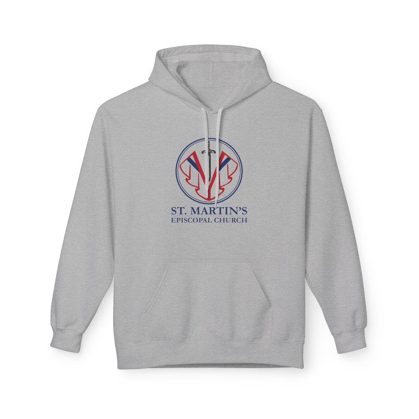 St Martin's Adult Unisex Midweight Softstyle Fleece Hoodie