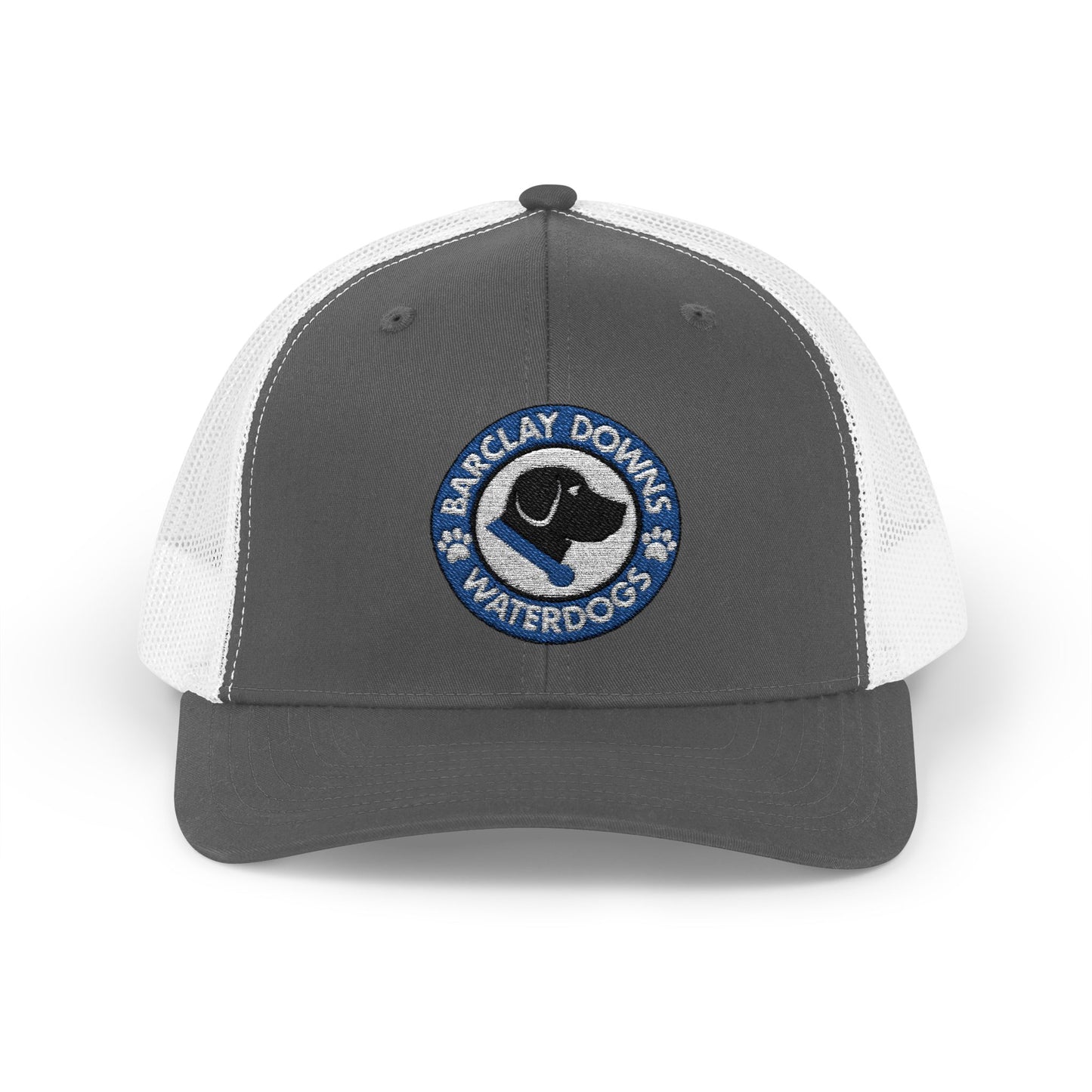 Barclay Downs Swim Team Embroidered Snapback Trucker Cap