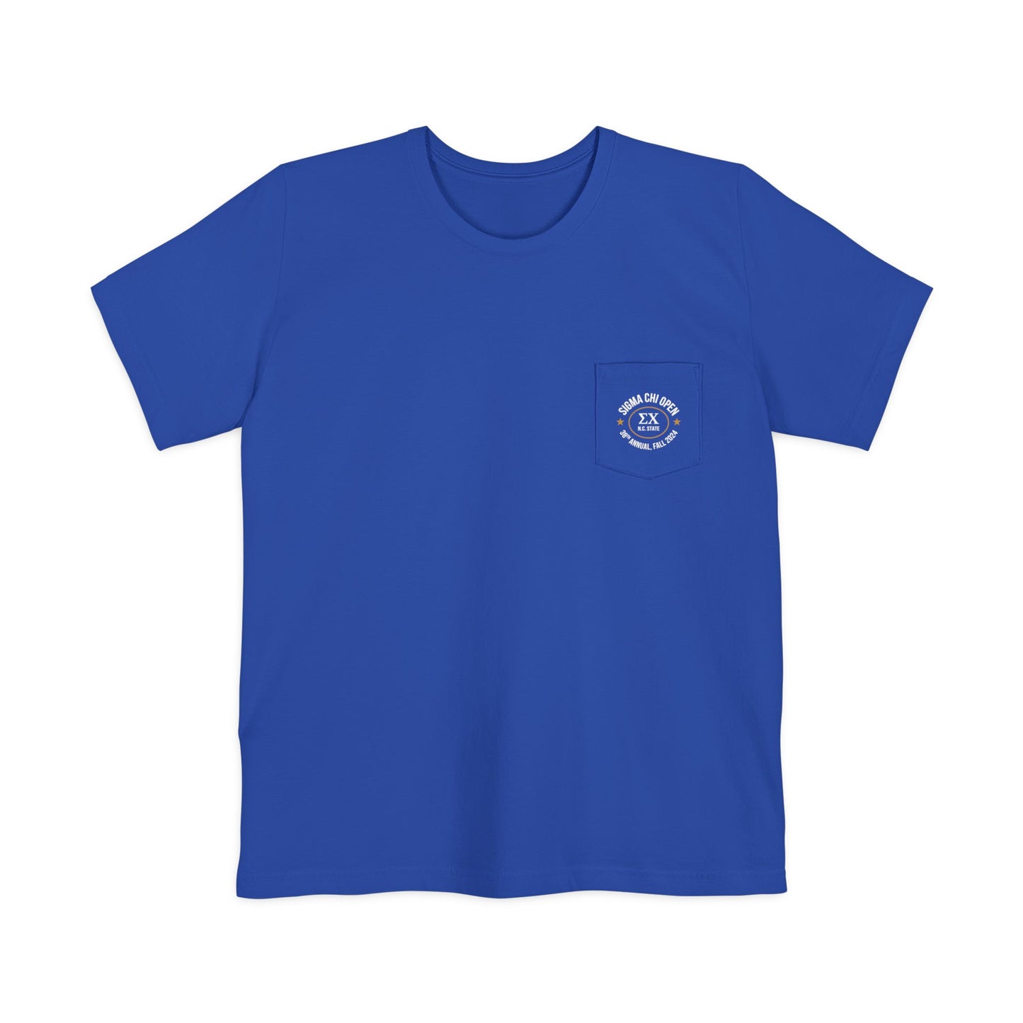 Sigma Chi Open Pocket T-shirt (Back Design)