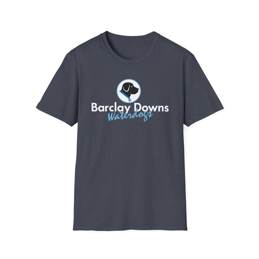 Adult Barclay Downs Swim Team Cotton T-Shirt - Front Design (unisex)
