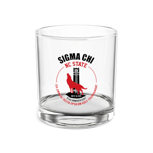 Sigma Chi Rocks Glass, 10oz - Wolf