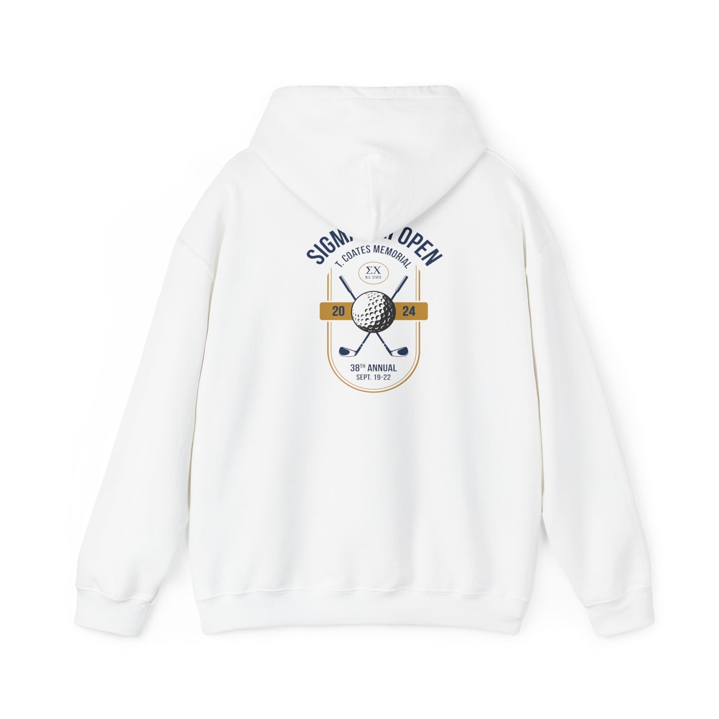 Sigma Chi Open Hoodie - Back Design