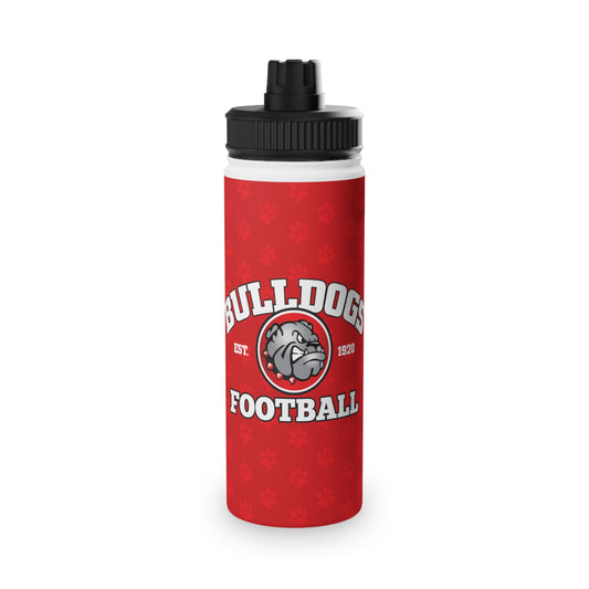 AGMS Football Stainless Steel Water Bottle, Sports Lid