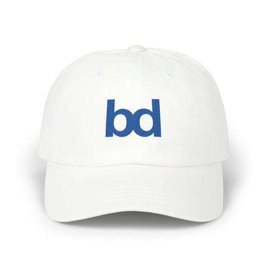 Barclay Downs Embroidered Baseball Hat - White & Pink