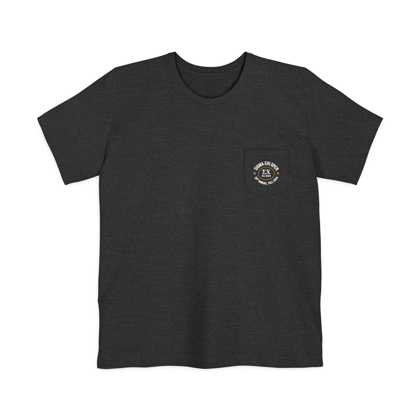 Sigma Chi Open Pocket T-shirt (Front Logo Only)