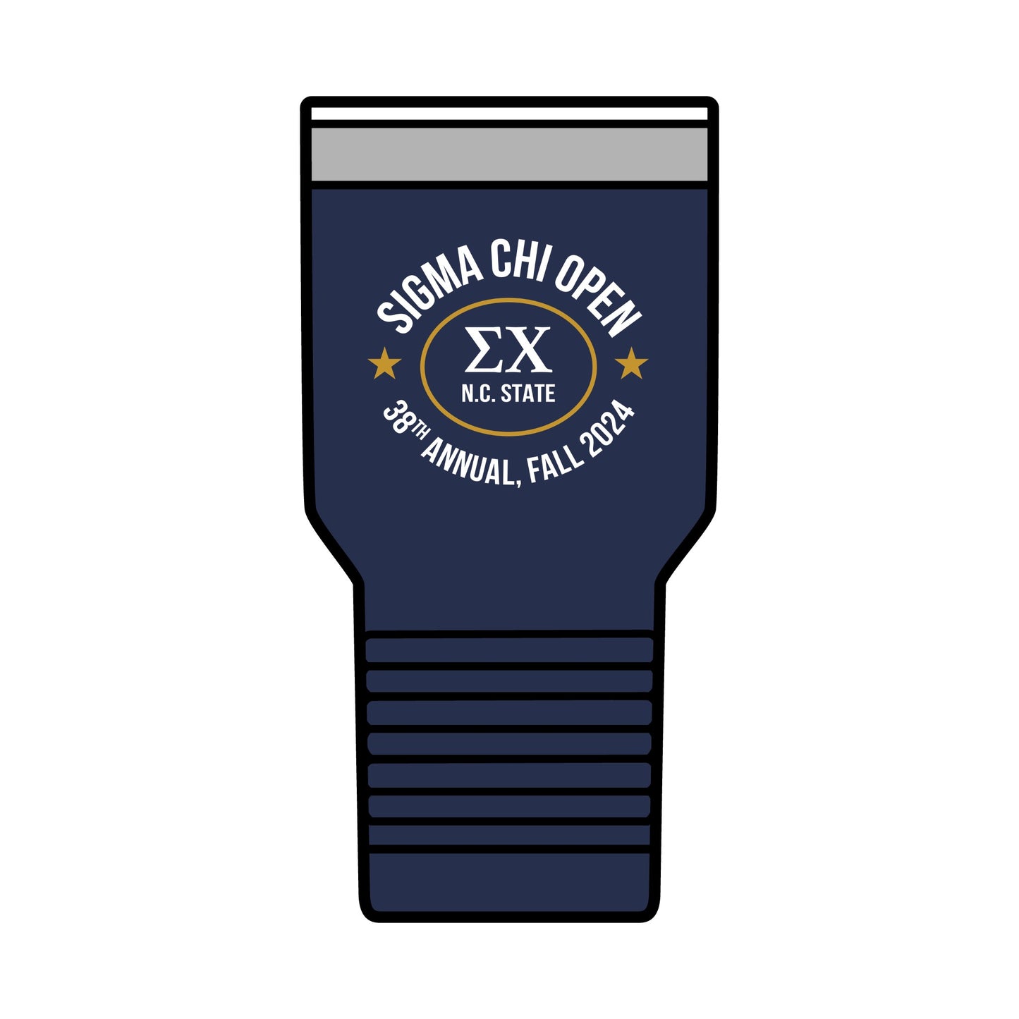 Sigma Chi Open Insulated Tumbler, 30oz