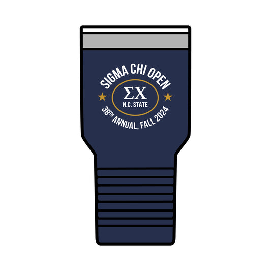 Sigma Chi Open Insulated Tumbler, 30oz