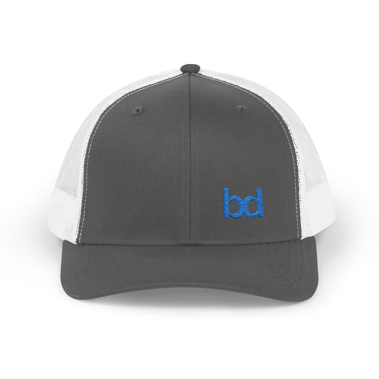 Barclay Downs Swim Club Embroidered Snapback Trucker Cap - Corner Design