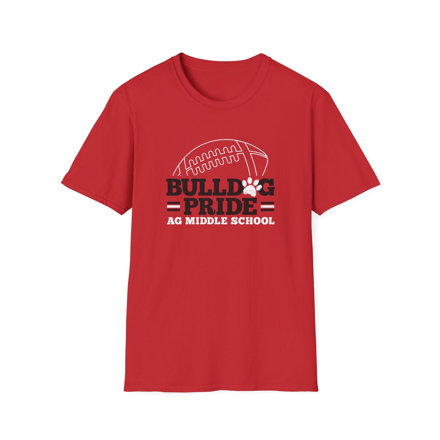 Adult AGMS Pride - Football Cotton T-Shirt (unisex)