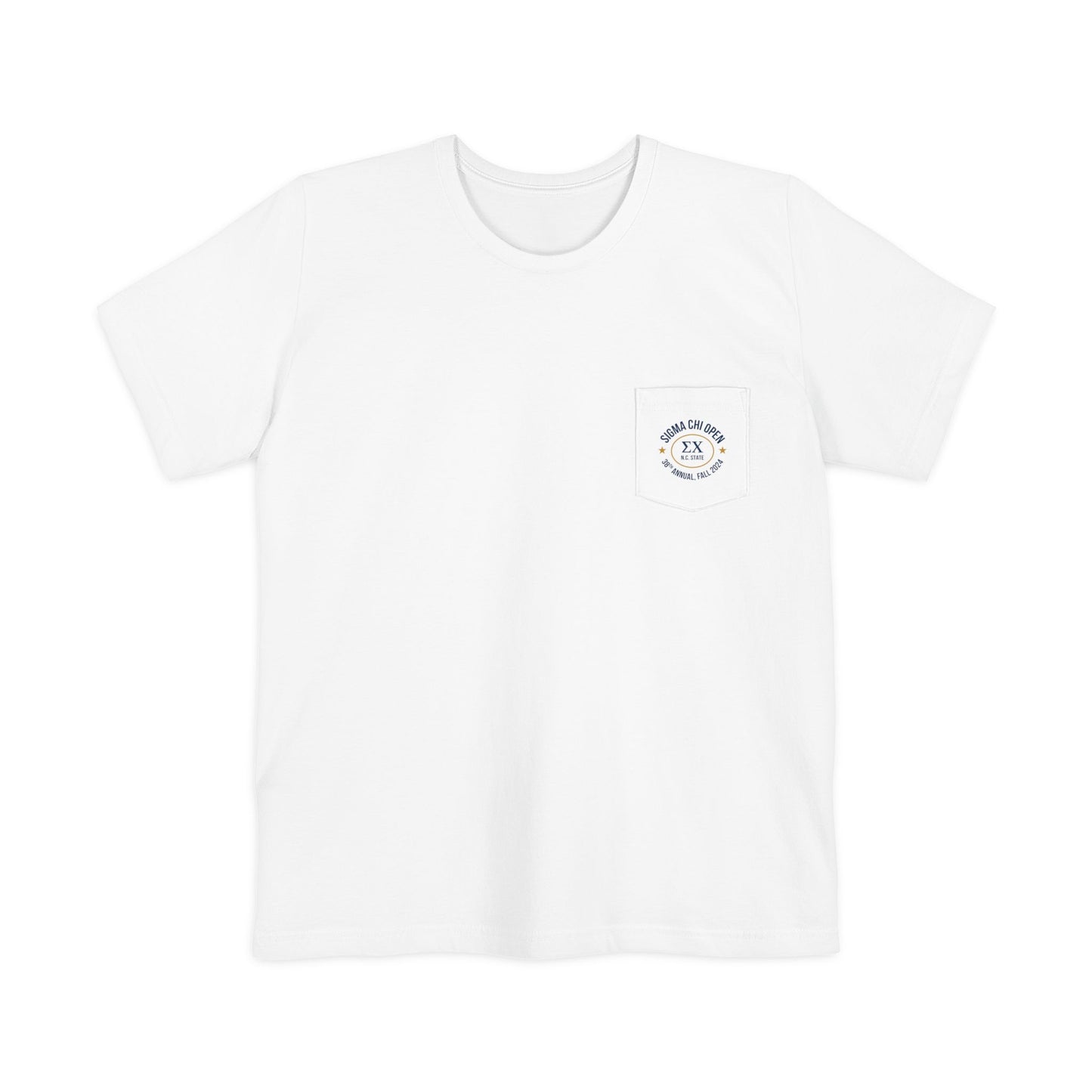 Sigma Chi Open Pocket T-shirt (Front Logo Only)