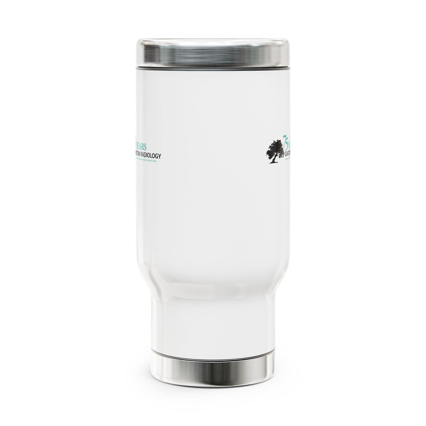 Gaston Radiology Stainless Steel Travel Mug with Handle, 14oz