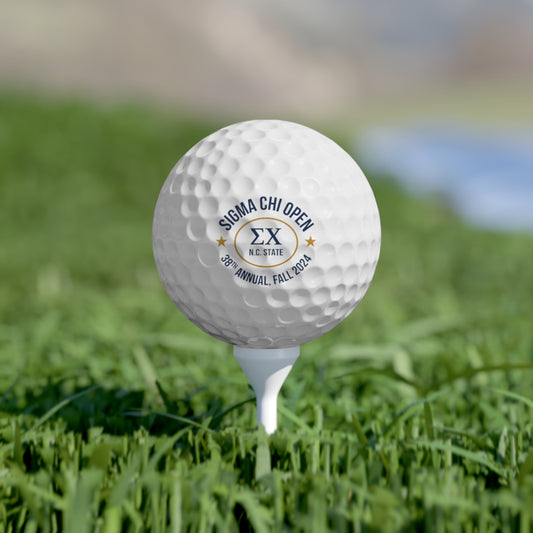 Sigma Chi Open Golf Balls, 6pcs